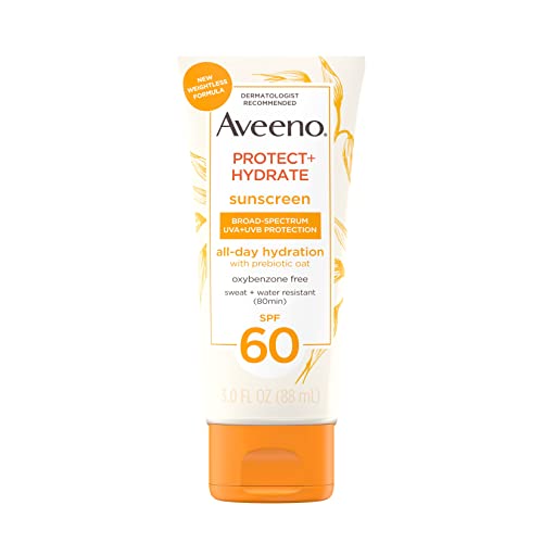 Aveeno Protect + Hydrate Moisturizing Body Sunscreen Lotion with Broad...