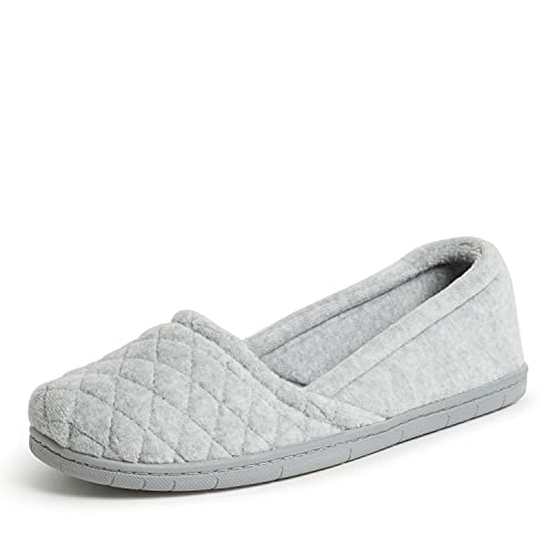 Dearfoams Indoor/Outdoor Women’s Velour Slipper - Comfortable, Machine...