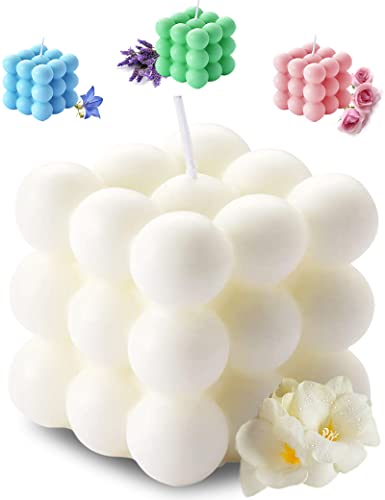 Aokala Scented Bubble Cube Candles for Home, Scented, 5.4 oz Soy Wax...