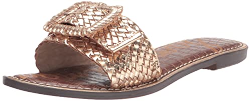 Sam Edelman womens Gabriela 2 Flat Sandal, Gold, 8.5 US