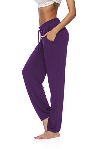 DIBAOLONG Womens Yoga Pants Wide Leg Comfy Drawstring Loose Straight Lounge...