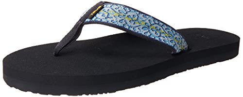 Teva womens Mush Ii-w flip flop sandals, Companera Blue, 8 US
