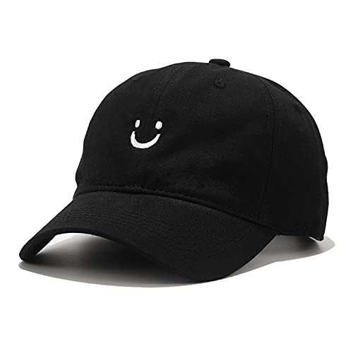 Umeepar Smile Face Baseball Cap for Women Men Adjustable Low Profile...