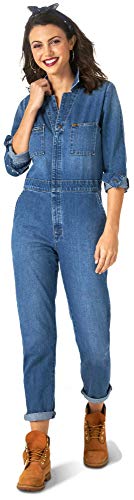 Lee Vintage Modern Women's Unionall Jumpsuit, Indigo Daze, X-Small