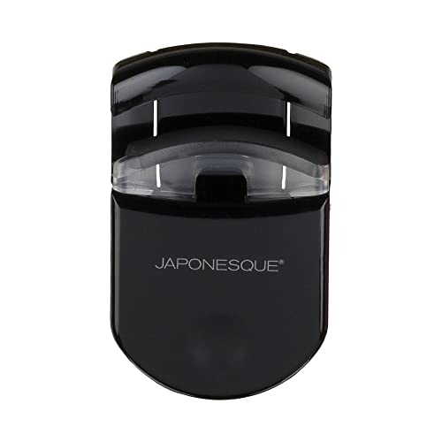 JAPONESQUE Travel Eyelash Curler, Black - Plastic Eyelash Curlers for...