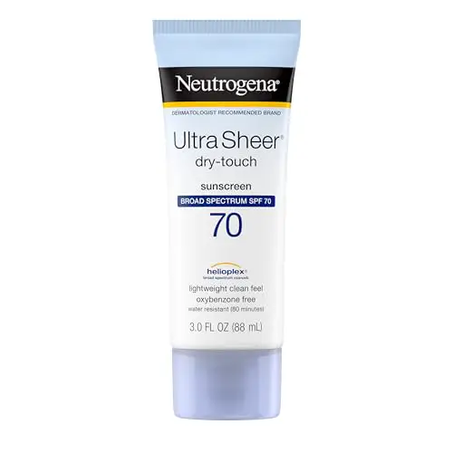 Neutrogena Ultra Sheer Dry-Touch Water Resistant and Non-Greasy Sunscreen...