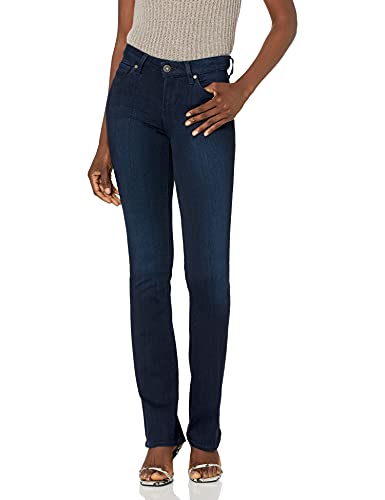 PAIGE Women's Manhattan Mid-Rise Slim Fit Bootcut Jean, Lana, 30