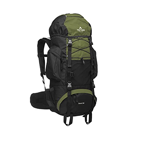TETON Sports Scout Internal Frame Backpack – Perfect for Hiking, Camping,...