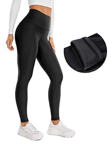 CRZ YOGA Thermal Fleece Lined Leggings Women 28'' - Winter Warm Workout...