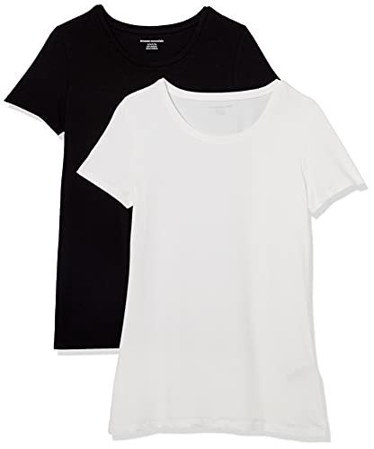 Amazon Essentials Women's Classic-Fit Short-Sleeve Crewneck T-Shirt, Pack...