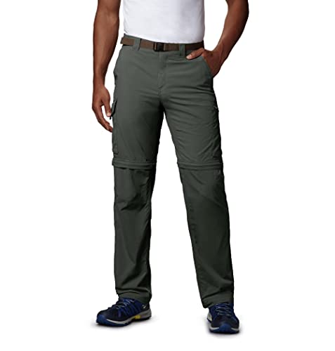 Columbia Mens RidgeÂ™ Silver Ridge Convertible Pant, Gravel, 40W x 32L...