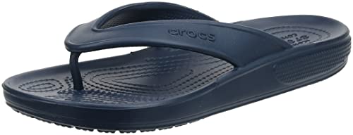 Crocs unisex adult Classic Ii Flip Flop, Navy, 7 Women 5 Men US