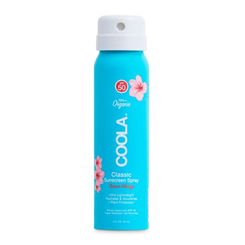 COOLA Organic Sunscreen SPF 50 Sunblock Spray, Dermatologist Tested Skin...