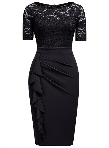 Mmondschein Black Dresses for Women Cocktail Wedding Guest Party Church...