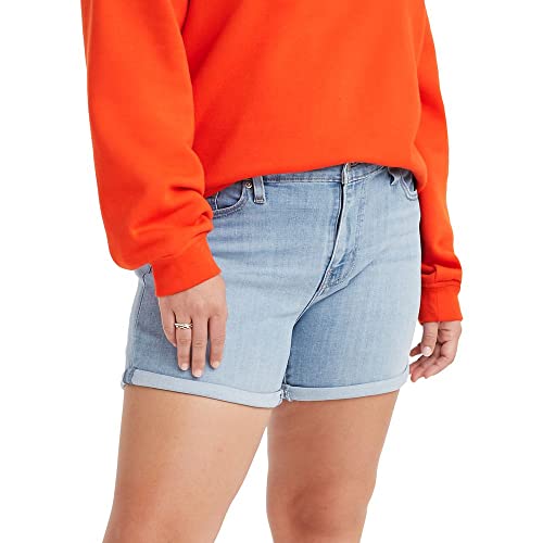 Levi's Women's Mid Length Shorts, -Oahu Clouds, 33 (US 16)