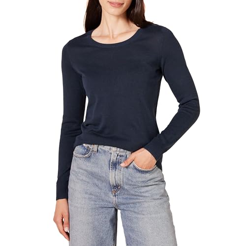 Amazon Essentials Women's Long-Sleeve Lightweight Crewneck Sweater...