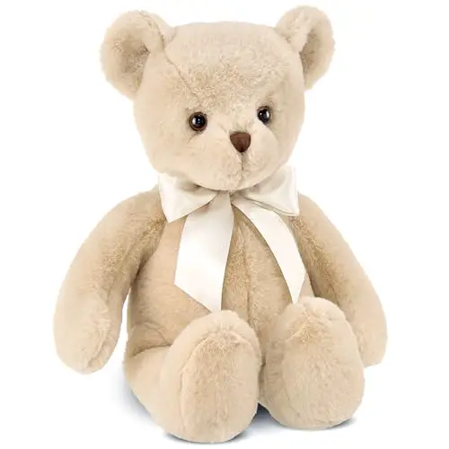 Bearington Christopher, 17 Inch Brown Vintage Teddy Bear Stuffed Animal,...