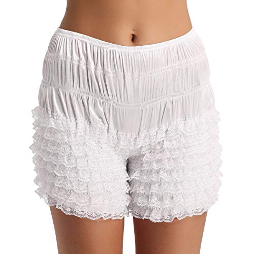 ACSUSS Women's Tiered Ruffle Panties Dance Bloomers Sissy Booty Shorts...
