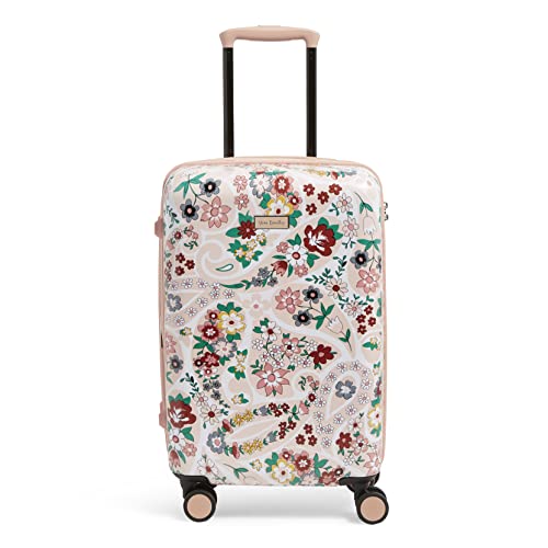 Vera Bradley Women's Hardside Rolling Suitcase Luggage, Prairie Paisley,...