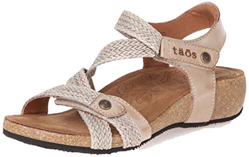 Taos Footwear Women's Trulie Stone Sandal 7-7.5 (M) US