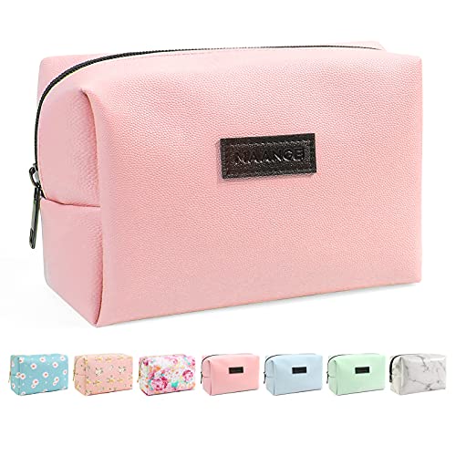 MAANGE Small Makeup Bag For Purse, Travel Cosmetic Bag Makeup Pouch PU...