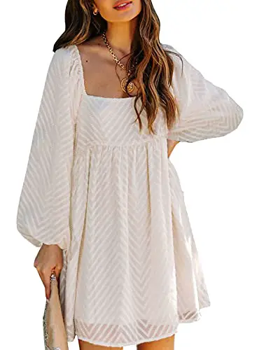 Happy Sailed Plus Size Boho Dresses for Women Casual Loose Fitting Square...
