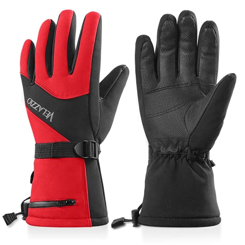VELAZZIO Ski Gloves Waterproof Breathable Snowboard Gloves, 3M Thinsulate...