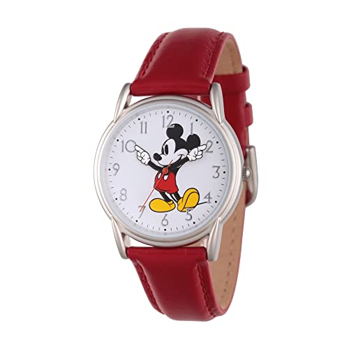 Disney Mickey Mouse Adult Classic Cardiff Articulating Hands Analog Quartz...