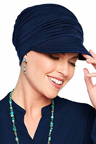 Bamboo Slouchy Newsboy Hat-Caps for Women with Chemo Cancer Hair Loss...