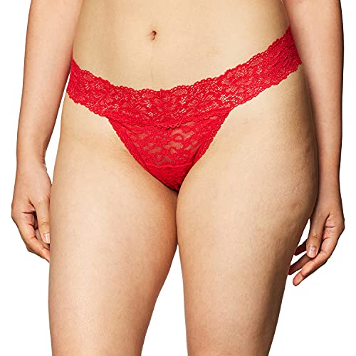 Maidenform womens Comfort Devotion Lace Thong Panties, Camera Red, XX-Large...