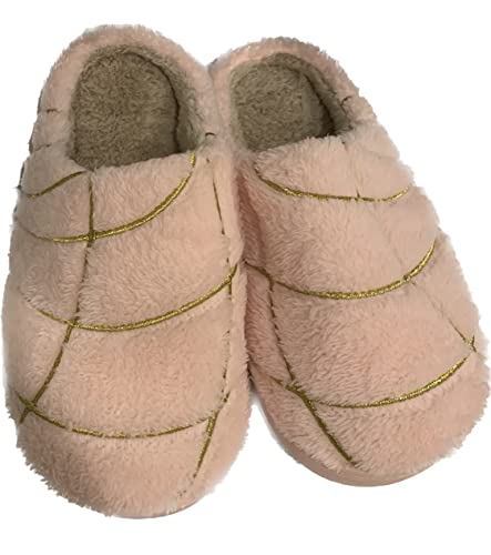 Del Mex Mexican Concha Pantuflas Memory Foam Slippers with Plush Lining...