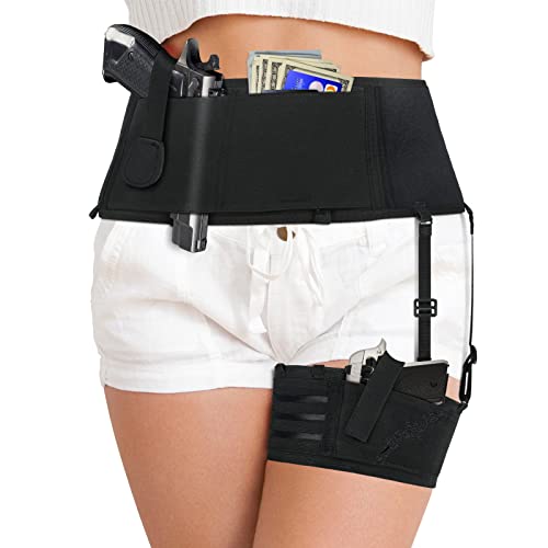 EuroBird Gun Holster,Thigh Holster for Women Belly Bend,Embroidery Gun...