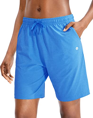 G Gradual Women's Bermuda Shorts Jersey Shorts with Deep Pockets 7' Long...