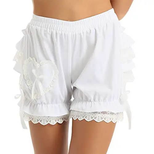 ACSUSS Women's Tiered Ruffle Panties Dance Bloomers Sissy Booty Shorts...