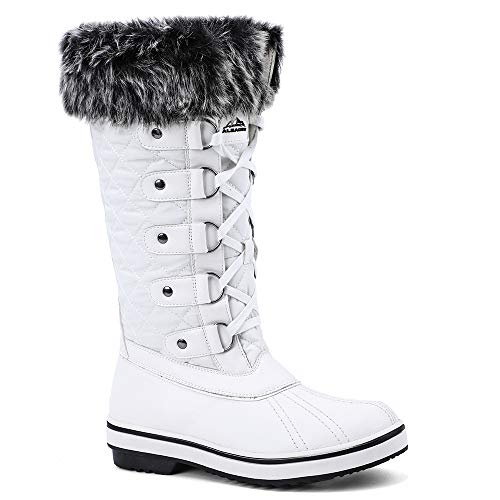 ALEADER Winter Snow Boot for Women waterproof,warm Lace up Hiking Boots...