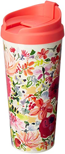 Kate Spade New York 16 Ounce Insulated Travel Mug, Floral Double Wall...