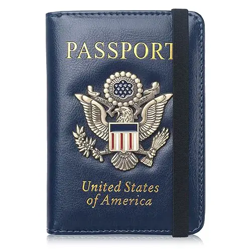 Coowayze Passport Holder Wallet for Travel Men Women RFID US Passport Cover...