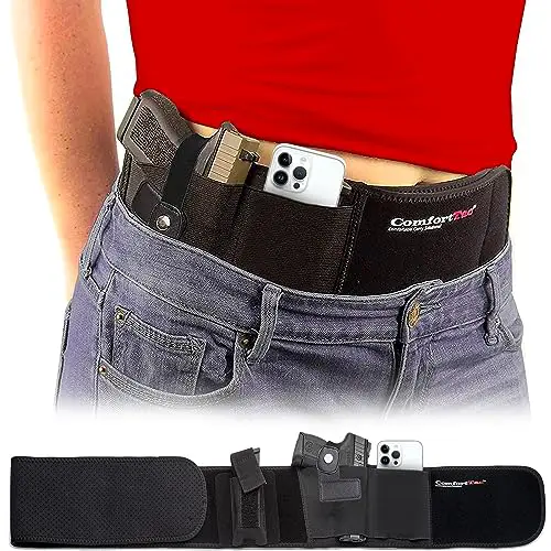 Belly Band Holster for Men and Women - Gun Holster by ComfortTac, Fits...