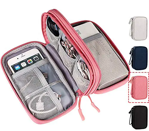 Electronic Organizer Travel USB Cable Accessories Bag/Case,Waterproof for...