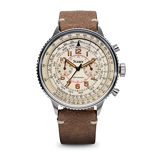 Stauer Co-Pilot Watches for Men – Aviator-Style Chronograph Watches for...