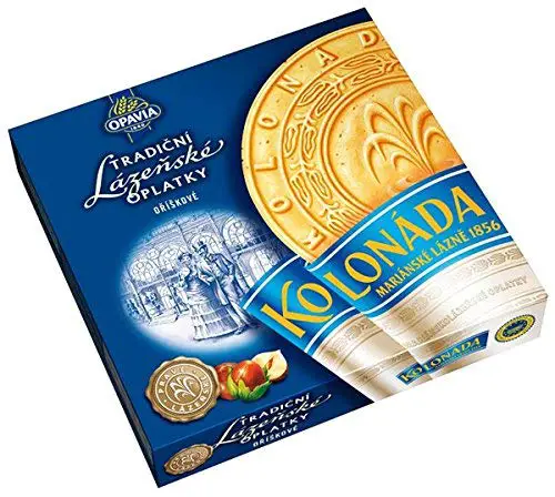 Opavia Tradicni lazenske oplatky Kolonada 175g Original Czech Spa Round...