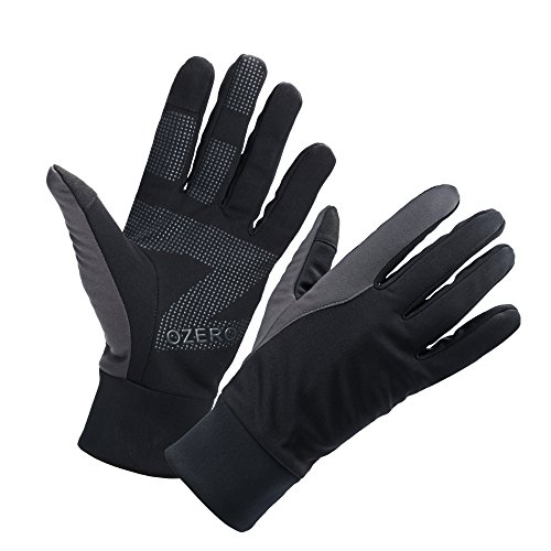 OZERO Winter Gloves for Men Touch Screen Glove Non-Slip Silicone Gel Warm...