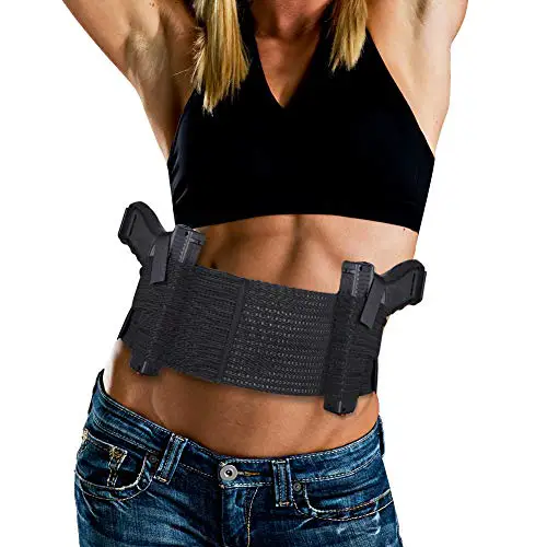 Accmor Belly Band Holster for Concealed Carry, Elastic Breathable Waistband...