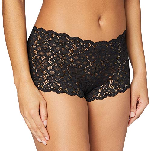 Maidenform womens Casual Comfort Cheeky Boyshort boy shorts panties, Black,...