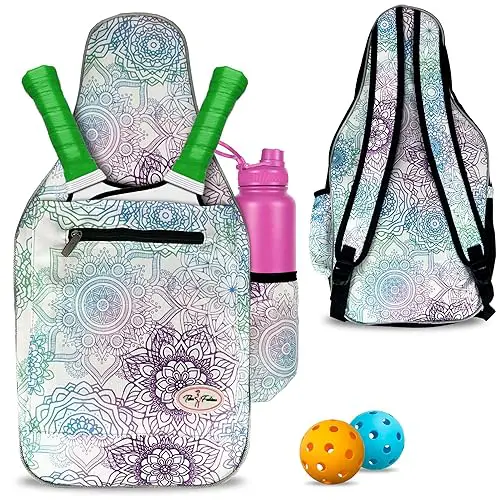 Taboo Fashions Women's Pickleball Backpack Pickleball Bag Front Pocket for...