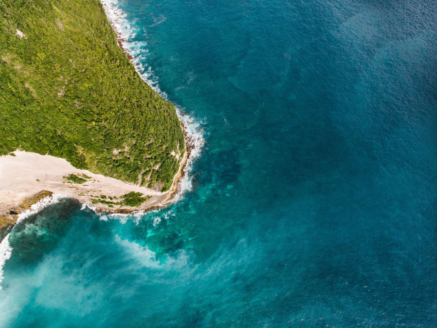 rocky coast with crashing waves