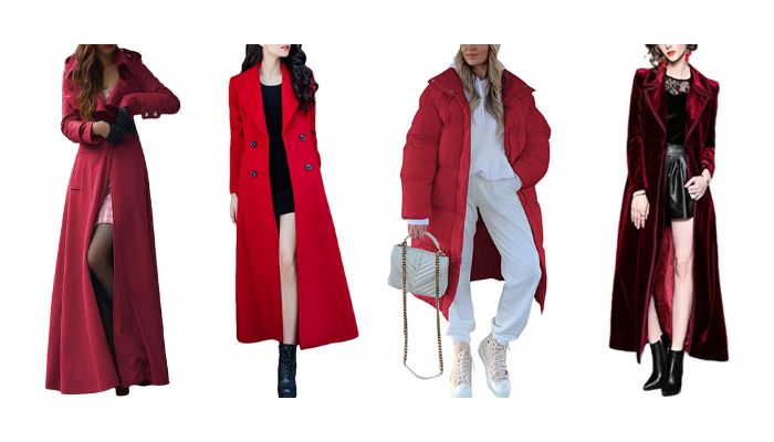 Best Long Red Coat For Ladies