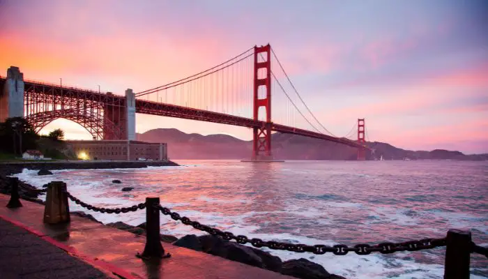 San Francisco and the Golden Gate Bridge