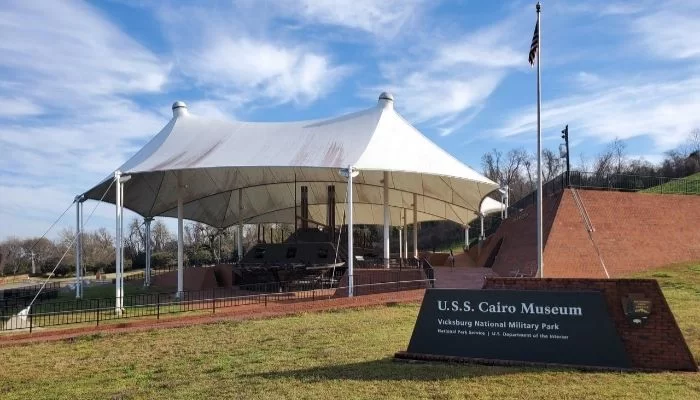 the USS Cairo Museum at Vicksburg National Military Park