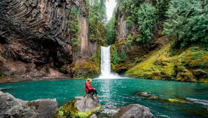 beautiful waterfalls near Portland